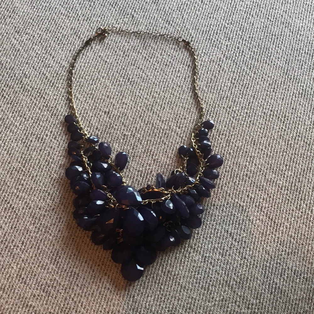 Blue boutique Statement Necklace.